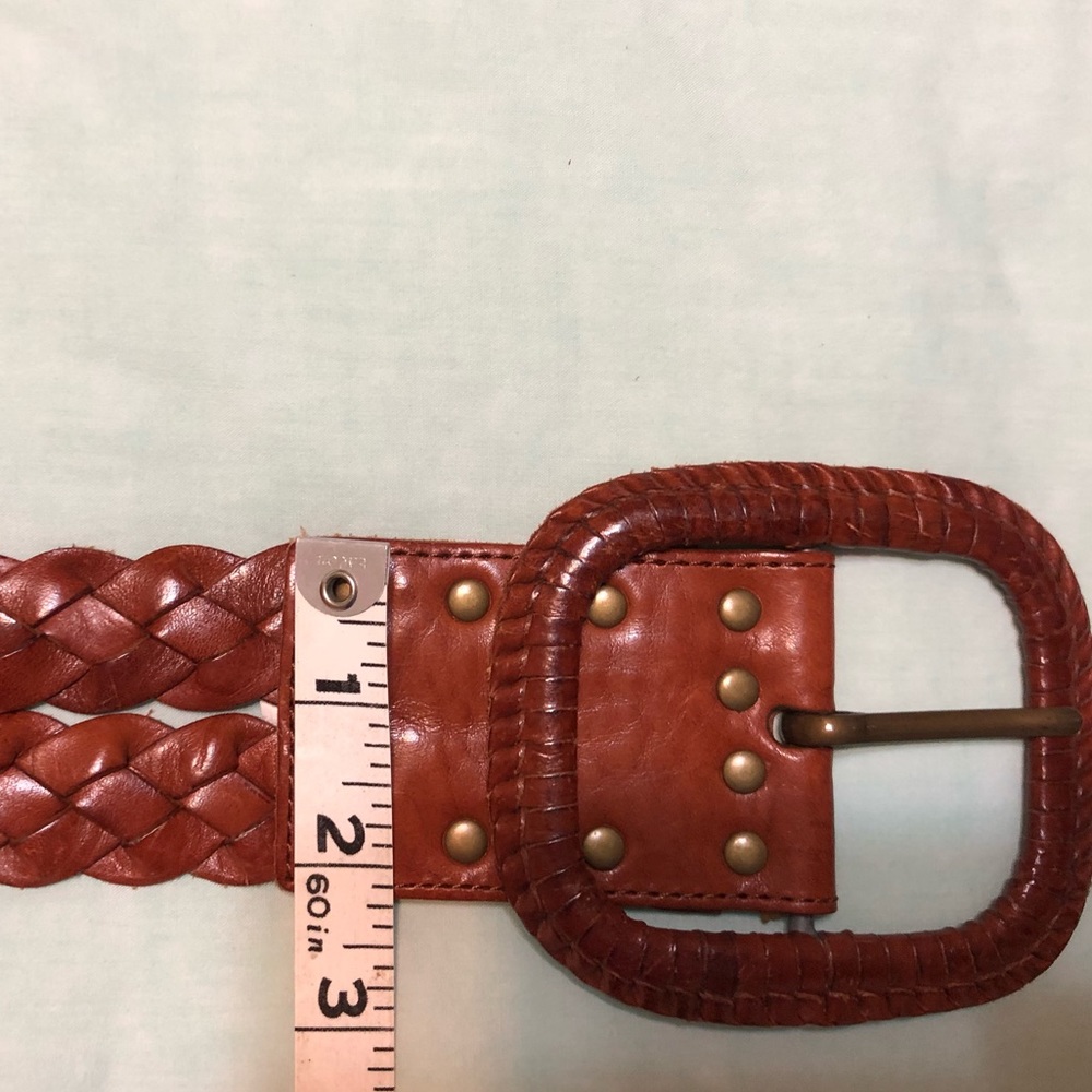 Fossil Saddle Brown leather belt, gorgeous!